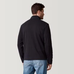 Men's Rec Double Knit Full Zip Jacket -Free Country Shop 13IMAS3540BLACKHEATHER 2212 SS23 028