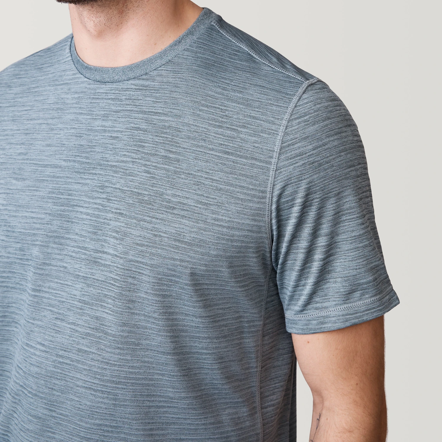 Men's Tech Jacquard Short Sleeve Crew Neck 7 Men's Tech Jacquard Short Sleeve Crew Neck - Image 5