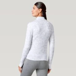 Women's FreeCycle® Cloud Knit Base Layer Top -Free Country Shop 14 ALAF2803 Silver Fair Isle 2208 FW 054
