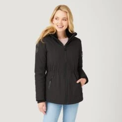 Women's Thermo Super Softshell® Long Jacket -Free Country Shop 14 LOF2266 BLACK 4880 3eded907 950a 4c57 a4ce 2809d46ef7b7