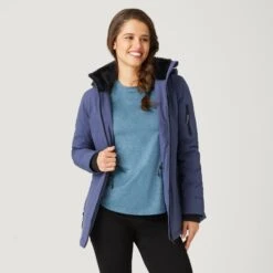 Women's Thermo Super Softshell® Long Jacket -Free Country Shop 14 LOF2266 BLUE MOON 0127
