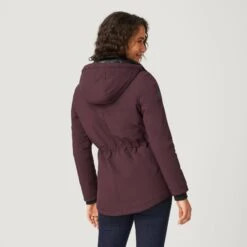 Women's Thermo Super Softshell® Long Jacket -Free Country Shop 14 LOF2266 MAHOGANY 4840