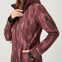 Women's Aeris Super Softshell® Jacket -Free Country Shop 30 LOF2116 DARK CHERRY 1672
