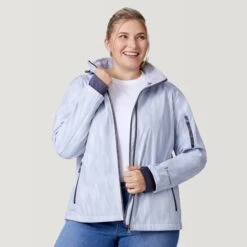 Women's Plus Size Aeris Super Softshell® Jacket -Free Country Shop 30 LOF2116X Silver Chip 2208 FW 037