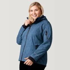 Women's Plus Size Aeris Super Softshell® Jacket -Free Country Shop 30 LOF2116X Teal 2208 FW 001
