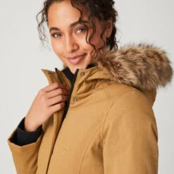 Women's Vanguard II Parka Jacket -Free Country Shop 331 LOF82442 DULL GOLD 3021