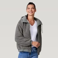 Women's Sierra Butter Pile® Reversible Jacket -Free Country Shop 362 LOF2560 Olive Vine 2208 FW 086