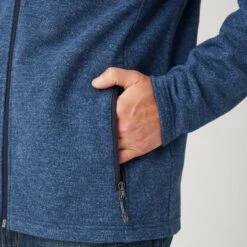 Men's Frore II Sweater Fleece Jacket -Free Country Shop 392 MOF2817 COOL BLUE TXT 1071