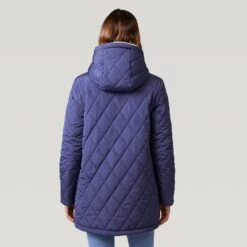 Women's Stratus Lite Reversible Long Jacket 28 Women's Stratus Lite Reversible Long Jacket -Free Country Shop 462 LOF12302R Blue Moon 2208 FW 023