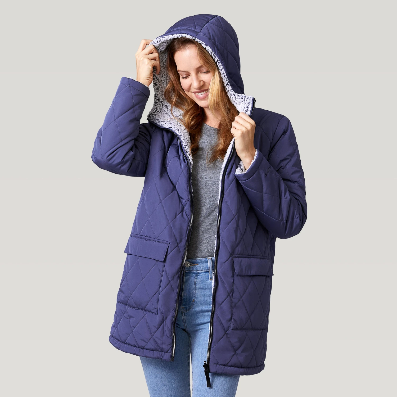 Women's Stratus Lite Reversible Long Jacket 13 Women's Stratus Lite Reversible Long Jacket - Image 11