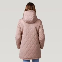 Women's Stratus Lite Reversible Long Jacket 24 Women's Stratus Lite Reversible Long Jacket -Free Country Shop 462 LOF12302R Mushroom 2208 FW 030