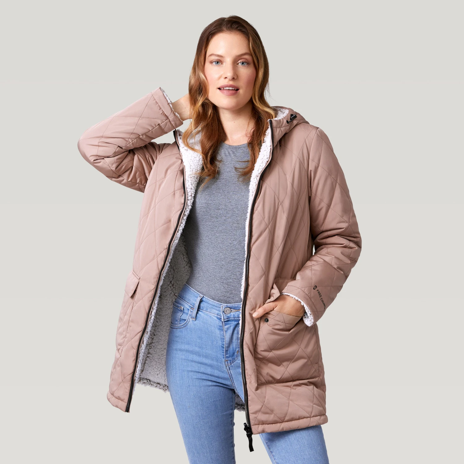 Women's Stratus Lite Reversible Long Jacket 7 Women's Stratus Lite Reversible Long Jacket - Image 5