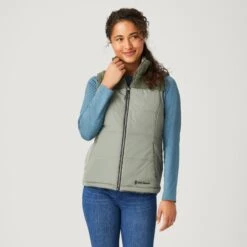 Women's Lansby Stratus Lite Reversible Vest -Free Country Shop 462 LOF2602R OLIVE VINE 4859