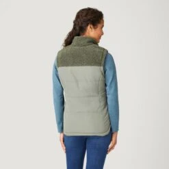 Women's Lansby Stratus Lite Reversible Vest -Free Country Shop 462 LOF2602R OLIVE VINE 4886