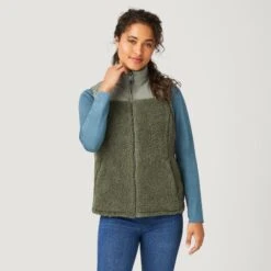 Women's Lansby Stratus Lite Reversible Vest -Free Country Shop 462 LOF2602R OLIVE VINE 4911