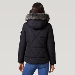 Women's Stratus Lite Parka Jacket -Free Country Shop 462 LOF2712 Black 2208 FW 087