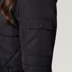 Women's Stratus Lite Parka Jacket -Free Country Shop 462 LOF2712 Black 2208 FW 103