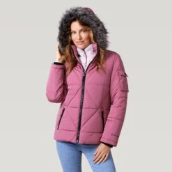 Women's Stratus Lite Parka Jacket -Free Country Shop 462 LOF2712 Pink Clay 2208 FW 055