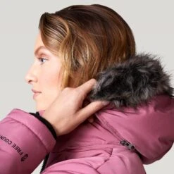 Women's Stratus Lite Parka Jacket -Free Country Shop 462 LOF2712 Pink Clay 2208 FW 099