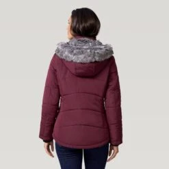 Women's Stratus Lite Canyon Jacket -Free Country Shop 462 LOF77082 Dark Cherry 2208 FW 025