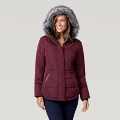 Women's Stratus Lite Canyon Jacket -Free Country Shop 462 LOF77082 Dark Cherry 2208 FW 034