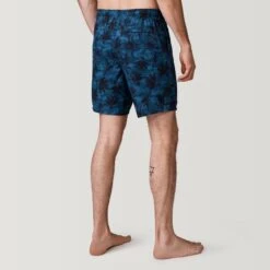 Men's Tropical Camo Swim Short -Free Country Shop 488MSS35011621DARKNAVY 2212 FW 012