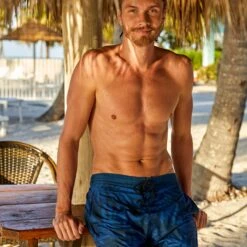 Men's Palm Block Cargo Surf Swim Short -Free Country Shop 488MSS3503 A072 028