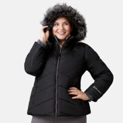Women's Plus Size Brisk II Parka Jacket -Free Country Shop 512 LOF2705X Black 2208 FW 014