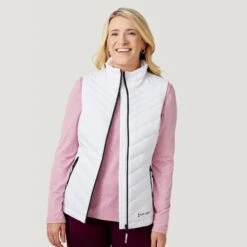 Women's FreeCycle® Lansby Packable Puffer Vest 22 Women's FreeCycle® Lansby Packable Puffer Vest -Free Country Shop 513 LOF2620 WHITE 0074