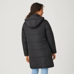 Women's FreeCycle® Lansby Long Puffer Jacket -Free Country Shop 513 LOF2703 BLACK 2519