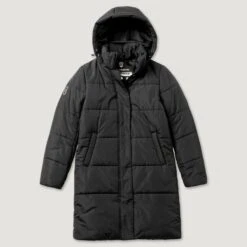 Women's FreeCycle® Lansby Long Puffer Jacket -Free Country Shop 513 LOF2703 BLACK DT 595