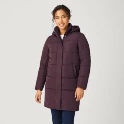 Women's FreeCycle® Lansby Long Puffer Jacket -Free Country Shop 513 LOF2703 MAHOGANY 4112 33d89ac9 f6c0 4bee 9b2b bfecee1b91cb