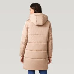 Women's FreeCycle® Lansby Long Puffer Jacket -Free Country Shop 513 LOF2703 Camel 2208 FW 054