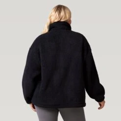 Women's Plus Size FreeCycle® Dimi Sierra Butter Pile® Jacket -Free Country Shop 519 LOF2830X Black 2208 FW 023