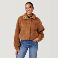 Women's FreeCycle® Dimi Sierra Butter Pile® Jacket -Free Country Shop 519 LOF2830 CAMEL0559
