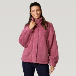 Women's FreeCycle® Dimi Sierra Butter Pile® Jacket -Free Country Shop 519 LOF2830 Pink Clay 2208 FW 016