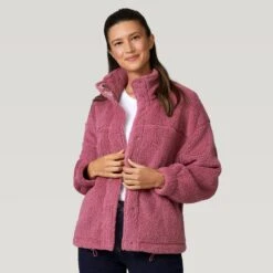 Women's FreeCycle® Dimi Sierra Butter Pile® Jacket -Free Country Shop 519 LOF2830 Pink Clay 2208 FW 026