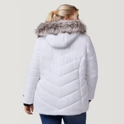 Women's Plus Size Unstoppable II Poly Air Touch Jacket -Free Country Shop 52 LOF77252X White 2208 FW 019 abac0b9c 1a80 4092 adf2 054ed525a5e7