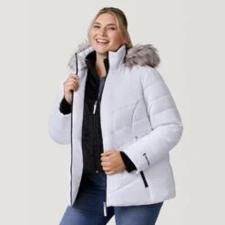 Women's Plus Size Unstoppable II Poly Air Touch Jacket -Free Country Shop 52 LOF77252X White 2208 FW 029 4c2ac951 3678 4d21 9504 f6d05164eec1