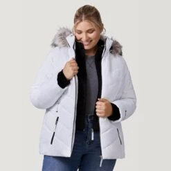Women's Plus Size Unstoppable II Poly Air Touch Jacket -Free Country Shop 52 LOF77252X White 2208 FW 033 033d2123 acf9 494f b6d3 1eaf91dfe159