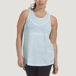 Women's Plus Size B Tied Up Tank -Free Country Shop 7KL7A250X ICE TURQ 003 3faf39d0 d26e 44a6 af40 badc3989ae96