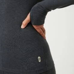 Women's Midweight Sueded Base Layer Top -Free Country Shop H12L1A304S CHAR 0106