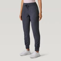 Women's Luxe Fleece Ruched Jogger 11 Women's Luxe Fleece Ruched Jogger -Free Country Shop J53 LAF2965 Charcoal 2208 FW 012