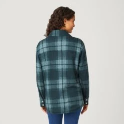 Women's Luxe+ Sherpa Lined Shirt Jacket 16 Women's Luxe+ Sherpa Lined Shirt Jacket -Free Country Shop J53LAF2449 PINE FA73 0262
