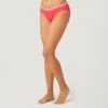 Women's Polka Dot/Gingham Ruffle Bikini Bottom -Free Country Shop SA2309137139 POPPY RED WHITE 015
