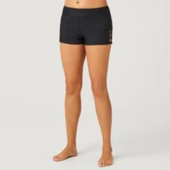 Women's Side Strap Boy Short -Free Country Shop SA2525 BLACK 170