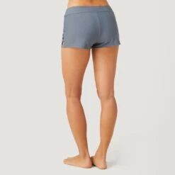 Women's Side Strap Boy Short -Free Country Shop SA2525 CLOUD GREY 045