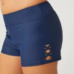 Women's Side Strap Boy Short -Free Country Shop SA2525 NAVY 098