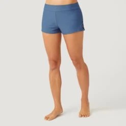 Women's Side Strap Boy Short -Free Country Shop SA2525 SLATE 014