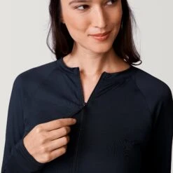 Women's UPF Long Sleeve Sunshirt -Free Country Shop SCLSS3813BLACK 2212 SS23 082